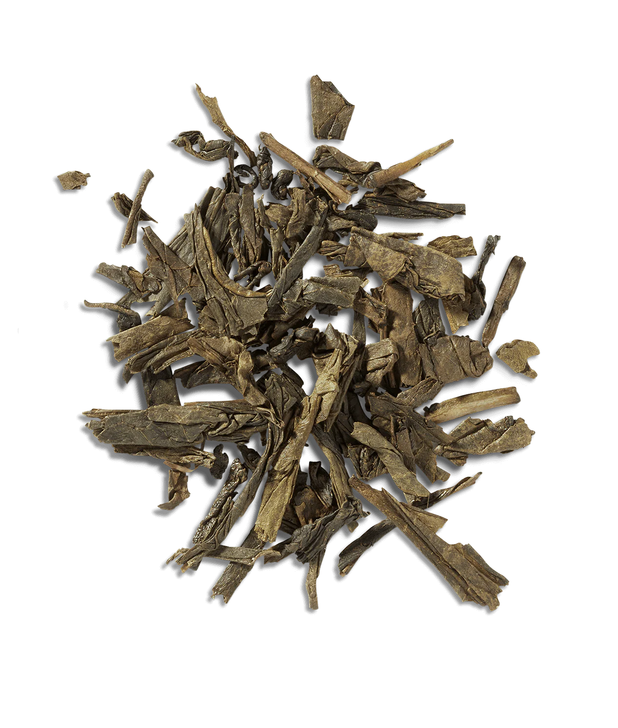 Vista de hojas sueltas de Organic Roasted Hojicha