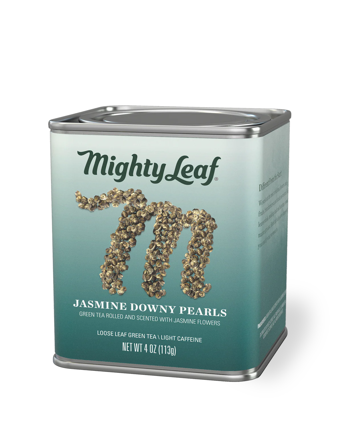 Jasmine Downy Pearls, Perlas de té verde chino hábilmente perfumadas por capas de dulces flores de jazmín.